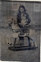 Early photo of hobbyhorse