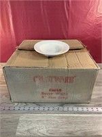 Case of 8" Dover White Bowls