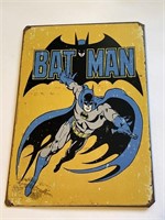 Tin Metal Batman Sign