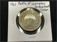 1961 Battle of Lexington Re-enactment Token