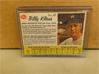 1962 Post Cereal Billy Klaus #67 Baseball Card