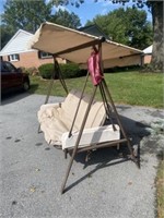 Strong Camel Covered Outdoor Swing