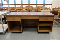 Solid Wooden Executive Desk