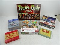 Lot of Misc. Games & Puzzles - Zombieopoly Flinch