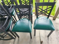 12 oak Street metal chairs