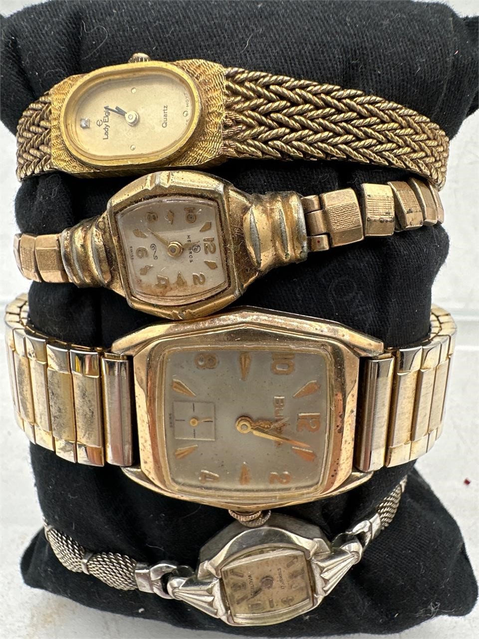 Vintage Elgin, Bulova & other watches