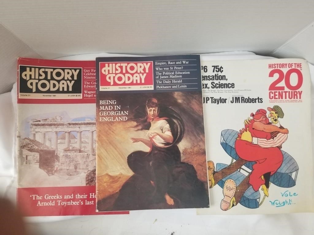 3 vintage magazines