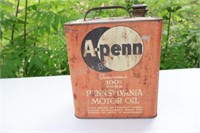 Vintage A Penn 2000 Miles Motor Oil 2 Gallon Can