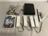 Nintendo Wii Console W/ Michael Jackson Game