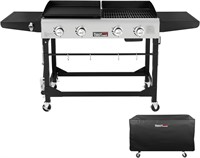 Royal Gourmet 4-Burner Gas Grill & Griddle Combo