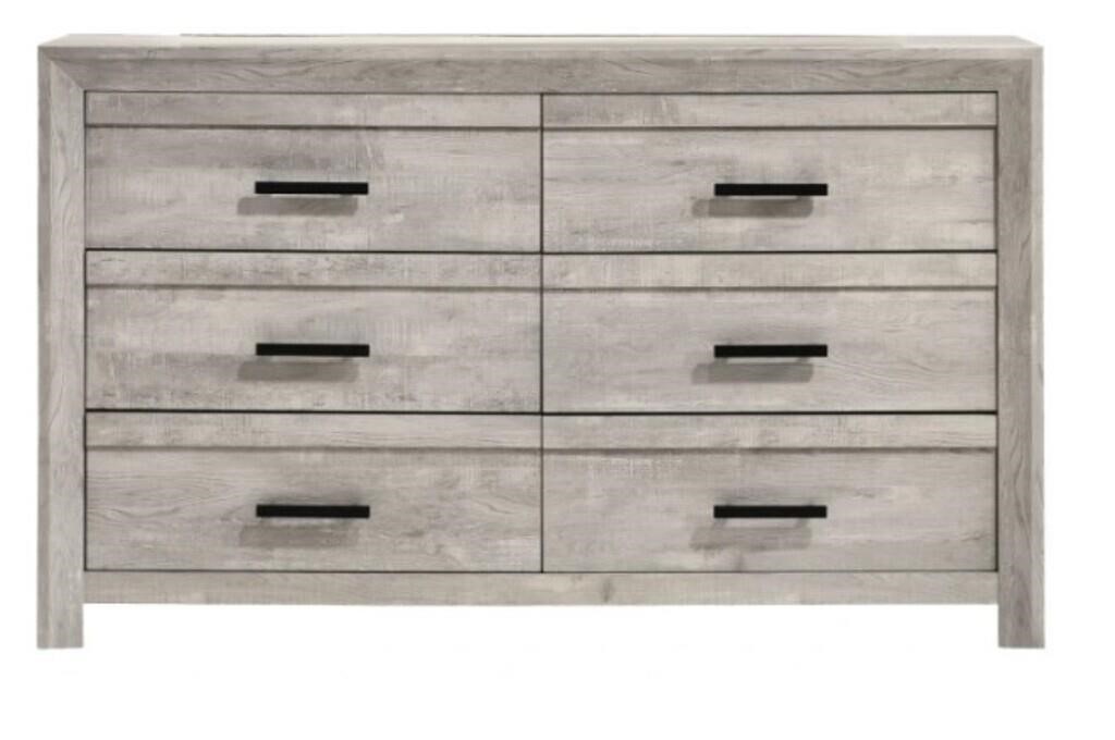 Decker 6 Drawer Double Dresser  EL700DR new*