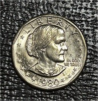 U.S. 1980-D Susan B. Anthony Dollar MS65+