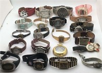 Bag Of Misc. Watches Incl. Guess & Industry