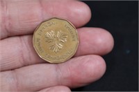 Rare Canadian mint 1986 test token loonie