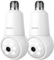 Septekon 4MP Light Bulb Camera  360 Security