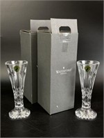 Waterford Crystal "Happy Birthday" Stem Vases