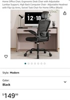 Ergonomic Office Chair (Open Box, New)