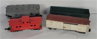 4 American Flyer Train Cars - Boxcars Etc.