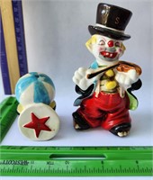 Japan Salt&Pepper shaker clown set by Adriane