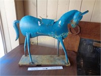 Custom Iron Horse Decor