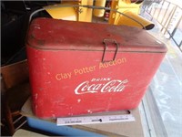 Vintage Coca-Cola Cooler with Ice Box