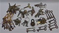 Lot of Old Keys
