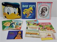 (10) Childrens Books: Donald Duck, Pluto & More