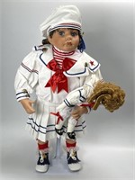 27” Porcelain Sailer Doll