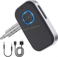 Bluetooth Car Adapter  3.5mm AUX  16H Playtime