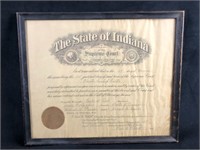 Vintage State Of Indiana Supreme Court 1933 Roll O