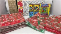 Large Lot of Wrapping Paper and Gift Boxes