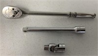 3 Snap-on Wrench,Extension,Universal,1/4" drive