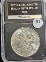 1889 Morgan Dollar Slabbed