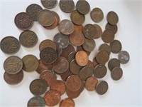 LOT OLD PENNIES