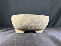 Antique Stone Footed Bowl