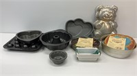 Variety of cake pans- some appear to be like new