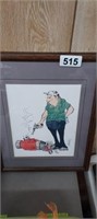 BAD DAY AT THE GOLF COURSE WALL ART