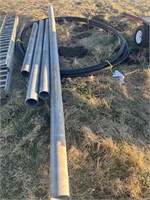6" Sewer Pipe and Large Bundle of 2+1/4 inch PVC