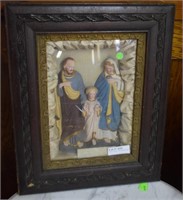 Religious framed shadow box early 19th Century