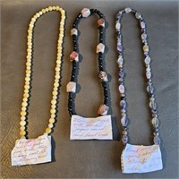 Semi Precious Stone Necklaces (3)