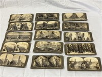 Keystone View Co. Stereo View Cards - 15 Total