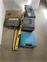 Asst Tools, Level, Hammer, Dewalt Cordless Drill