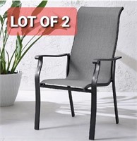 Lot of 2, Mainstays, Charleston Stacking Chair, Qu
