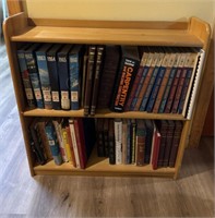 Bookshelf with miscellaneous books