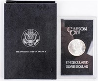 Coin 1882-CC Morgan Silver Dollar GSA Uncirculated