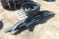 Assorted Black Plastic Landscape Edging