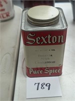 Sexton Spice Tin