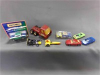 (2) Matchbox Die Cast Toy Cars Plus Some Other Toy