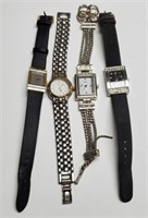 4 Ladies Wrist Watches inc/