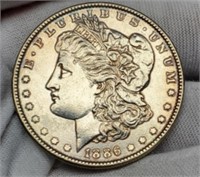 1886 Morgan Silver Dollar